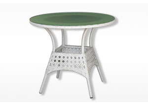 Стол из экоротанга "Парус" белый