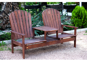 Шезлонг двойной "Паво" палисандр