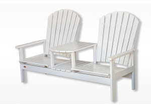 Шезлонг двойной "Паво" белый