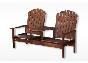 Шезлонг двойной "Паво" палисандр